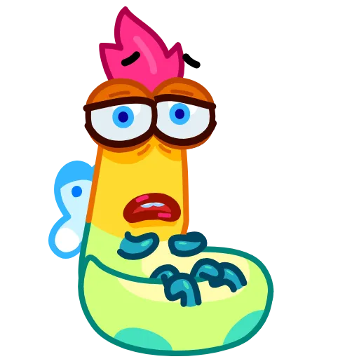 😔 Стикер «Glow Bug» для Telegram