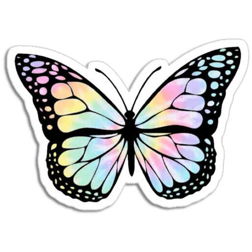 Стикерпак Butterfly ਤਿਤਲੀ для Telegram — скачать
