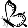 Стикер 31 Butterfly Эмоджи Для