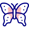 Стикер 55 Butterfly Эмоджи Для