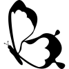 Стикер 38 Butterfly Эмоджи Для