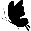 Стикер 7 Butterfly Эмоджи Для