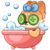 🛁 Эмодзи «Кнопа» для Telegram