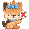 ❌ Эмодзи «Кнопа» для Telegram
