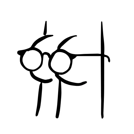 👓 Стикер «Butts» для Telegram