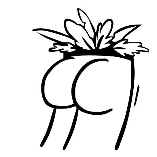 👸 Стикер «Butts» для Telegram