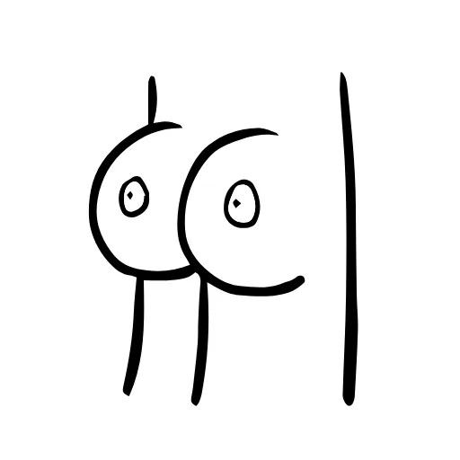 👀 Стикер «Butts» для Telegram