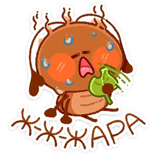 🥵 Стикер «Жужик - майский жук» для Telegram