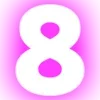 Стикер 44 Minimalism #color #pink #decor