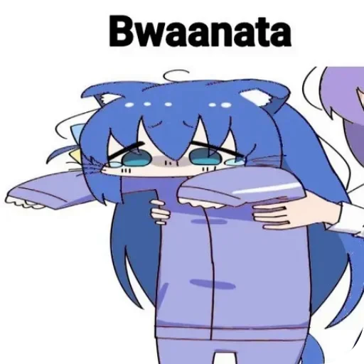 🥶 Стикер «bwaaa» для Telegram