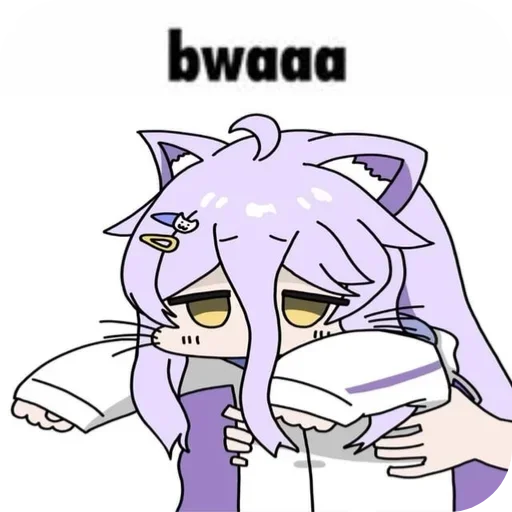 🐱 Стикер «bwaaa» для Telegram