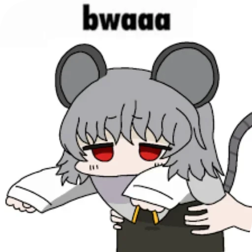 🐭 Стикер «bwaaa» для Telegram