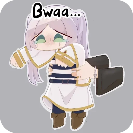 🌼 Стикер «bwaaa» для Telegram