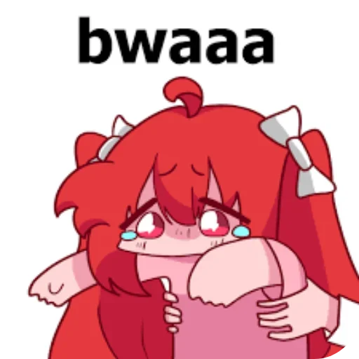 ❤ Стикер «bwaaa» для Telegram