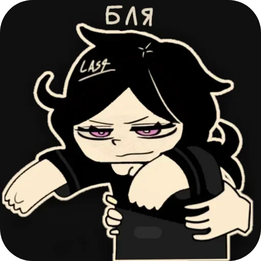 🔪 Стикер «bwaaa» для Telegram