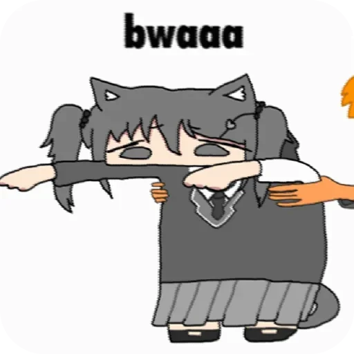 🐱 Стикер «bwaaa» для Telegram