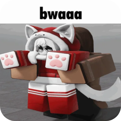 ❤ Стикер «bwaaa» для Telegram