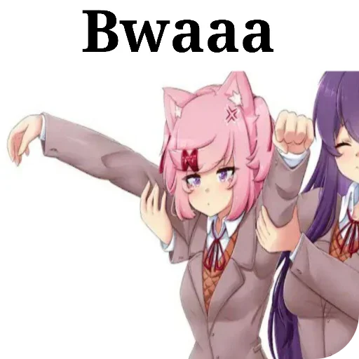 😻 Стикер «bwaaa» для Telegram