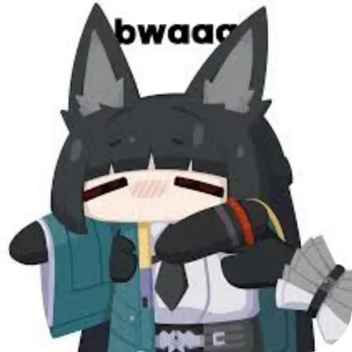🧸 Стикер «bwaaa» для Telegram