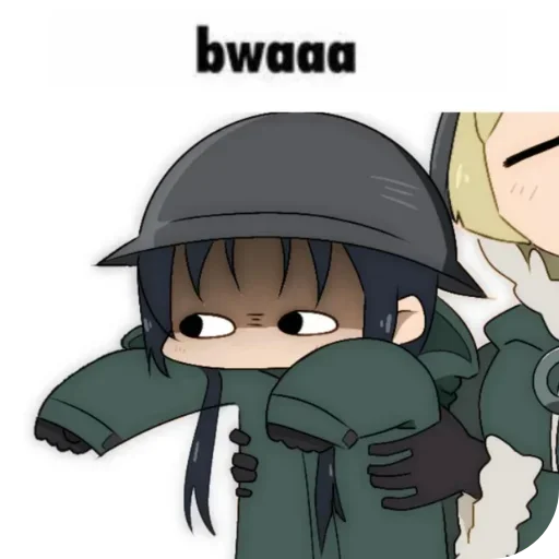 🪖 Стикер «bwaaa» для Telegram