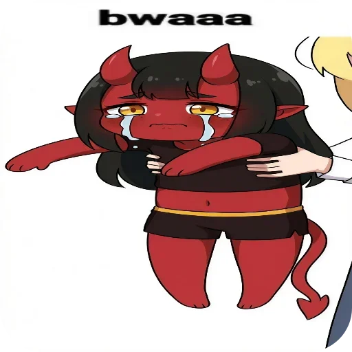 😈 Стикер «bwaaa» для Telegram