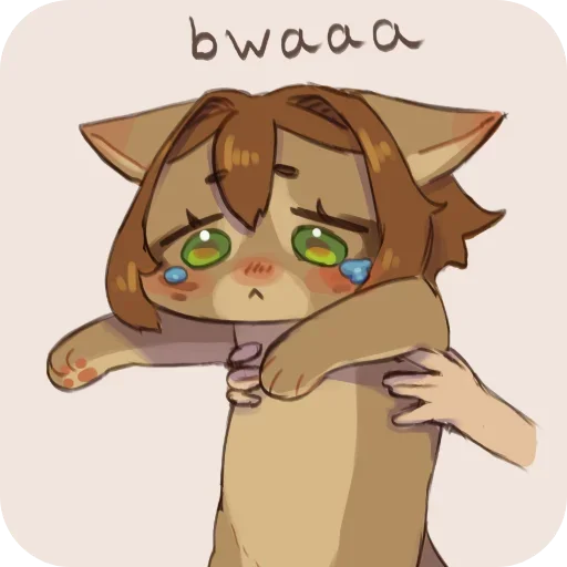 🎩 Стикер «bwaaa» для Telegram