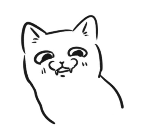 😁 Стикер «чб cat» для Telegram