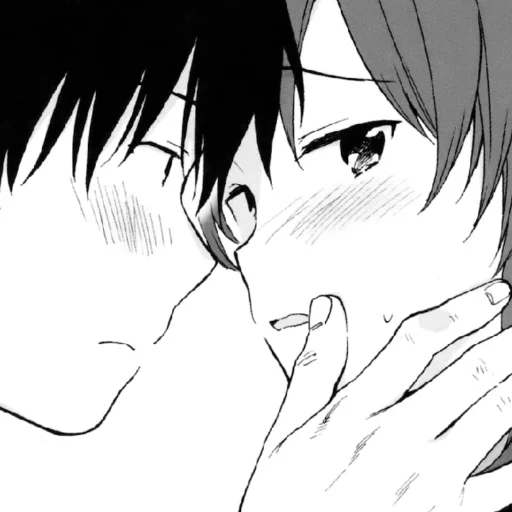 🩹 Стикер «b/w romance manga» для Telegram