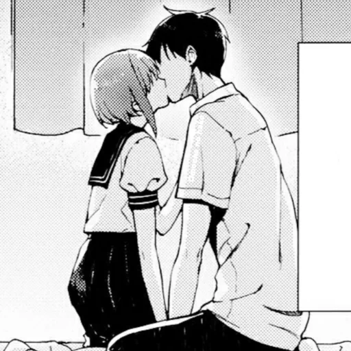 🩹 Стикер «b/w romance manga» для Telegram