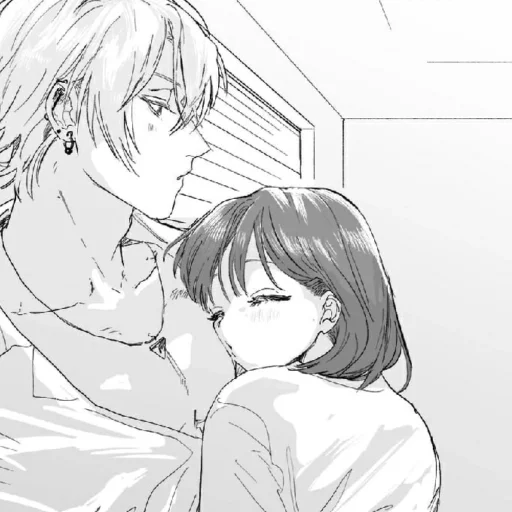 🩹 Стикер «b/w romance manga» для Telegram