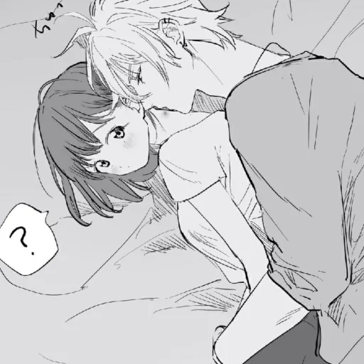 🩹 Стикер «b/w romance manga» для Telegram