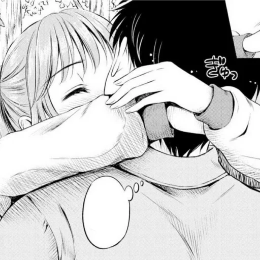 🩹 Стикер «b/w romance manga» для Telegram