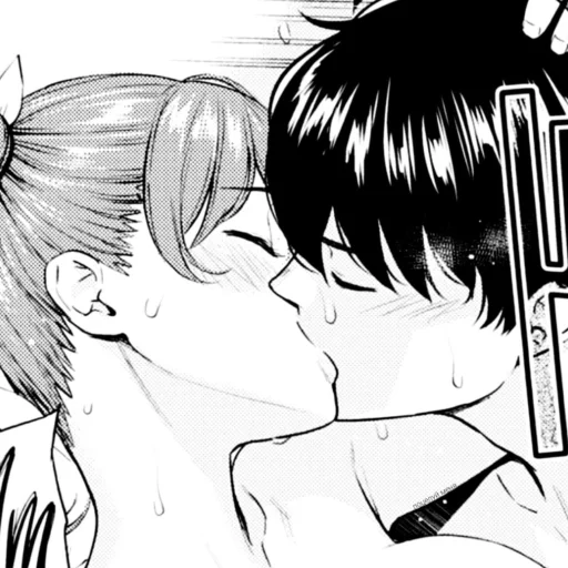 🩹 Стикер «b/w romance manga» для Telegram