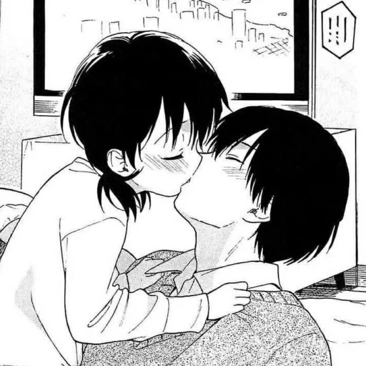 🩹 Стикер «b/w romance manga» для Telegram