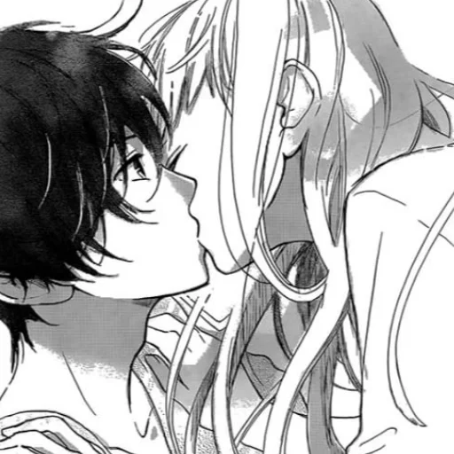 🩹 Стикер «b/w romance manga» для Telegram