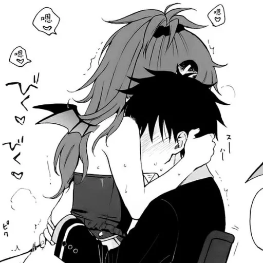 🩹 Стикер «b/w romance manga» для Telegram