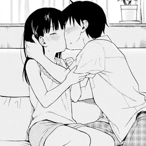 🩹 Стикер «b/w romance manga» для Telegram