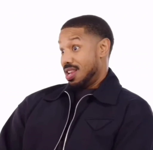 🤷 Стикер «Michael B Jordan» для Telegram