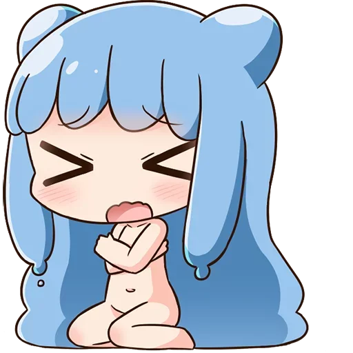 😖 Стикер «Jessica Cute Anime» для Telegram