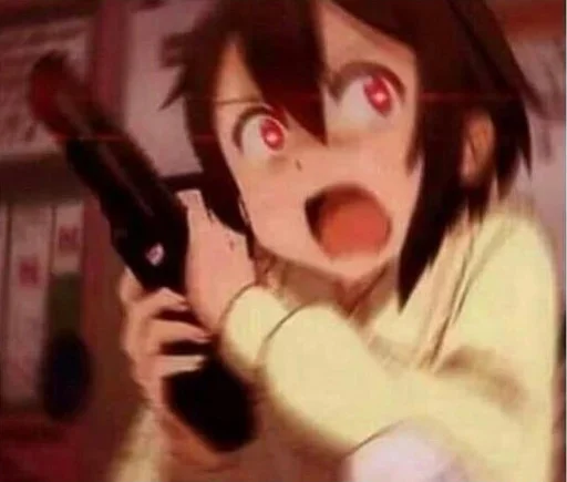😱 Стикер «Jessica Cute Anime» для Telegram