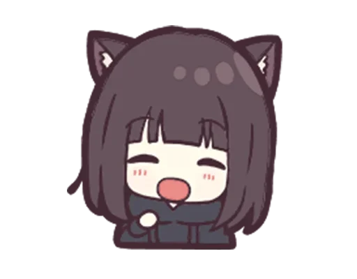 😊 Стикер «Jessica Cute Anime» для Telegram