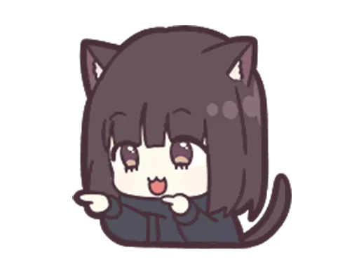 😏 Стикер «Jessica Cute Anime» для Telegram