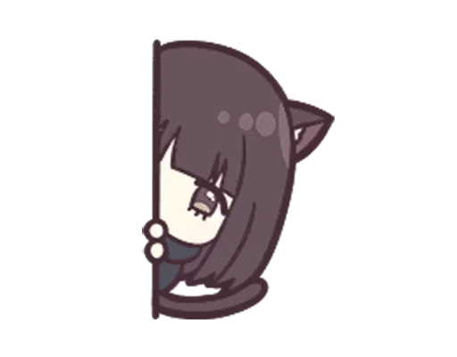 👀 Стикер «Jessica Cute Anime» для Telegram