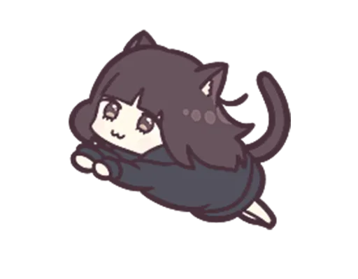 😺 Стикер «Jessica Cute Anime» для Telegram