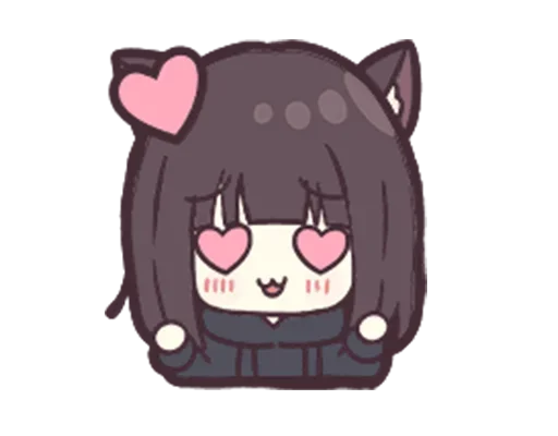 😍 Стикер «Jessica Cute Anime» для Telegram