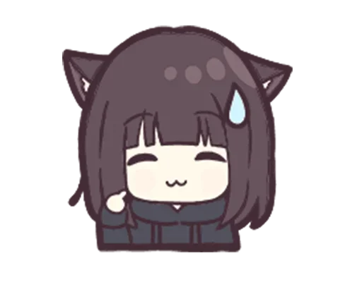 😅 Стикер «Jessica Cute Anime» для Telegram
