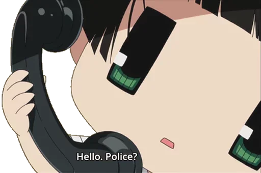 👮‍♀ Стикер «Jessica Cute Anime» для Telegram