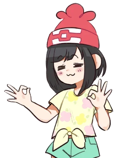 👌 Стикер «Jessica Cute Anime» для Telegram
