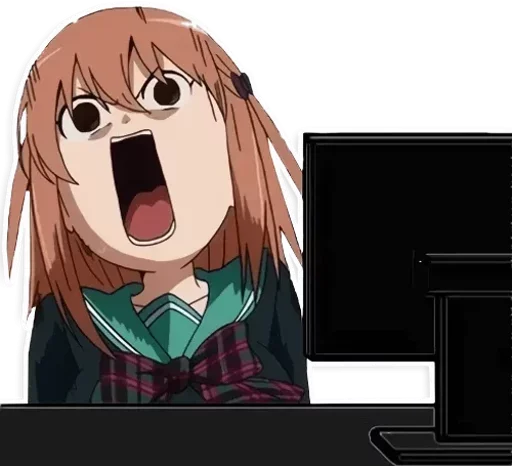 😳 Стикер «Jessica Cute Anime» для Telegram