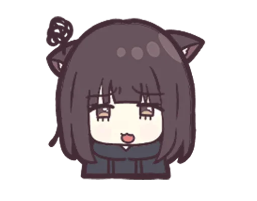 😔 Стикер «Jessica Cute Anime» для Telegram